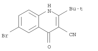 6-bromo-2-tert-butyl-4-oxo-1,4-dihydroquinoline-3-carbonitrile
